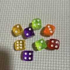 カラフルサイコロ　8個セットのサムネイル