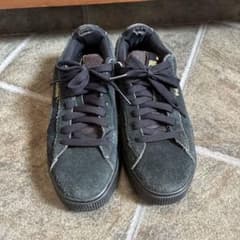 PUMA Platform Suede Black スニーカーのサムネイル