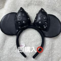 ディズニーカチューシャ 】レザー ミニー ディズニーランド ディズニー