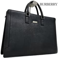 BURBERRY ブリーフケース レザー A4可 PC収納 ビジネスバック - メルカリ