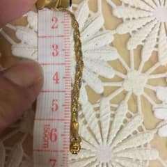 18k long yellow and white gold ピヤスのサムネイル