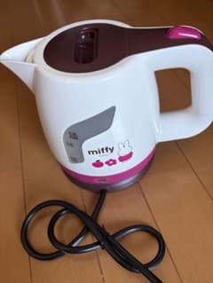 miffy 電気ケトル 0.8L ホワイト/ピンクのサムネイル