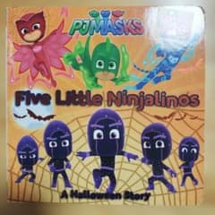 PJ MASKS Five Little Ninjalinos 絵本のサムネイル