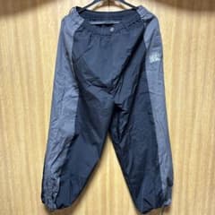 【即購入OK】kutir 配色切り替えナイロンパンツ ブラックのサムネイル