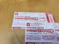 湯沢高原スキー場 半額券2枚セットのサムネイル