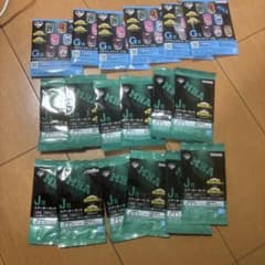 히로아카 이치 반 쿠지 G상 J상 아크릴 스탠드 스티커 합계 18점 세트