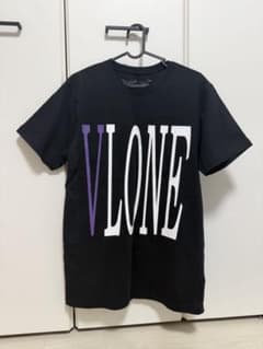 VLONE Tシャツ ブラック パープル drip swagのサムネイル