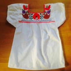 エスニック 刺繍 kidsシャツのサムネイル