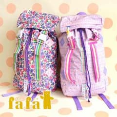fafa（フェフェ）：LELA ラミネートリュックサックのサムネイル