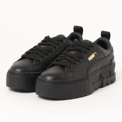 PUMA MAYZE プーマ メイズ 23.5cm 厚底スニーカー ブラックのサムネイル