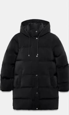 ZARA セミロングアノラック ブラック L 新品 - メルカリ