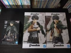 進撃の巨人　フィギュア　3点　エレン　リヴァイ　10th ANNIVERSARY