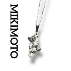 美品 MIKIMOTO ミキモト パール ベア 熊 クマ ネックレス ビンテージ 美品 MIKIMOTO ミキモト パール ベア 熊 クマ ネックレス