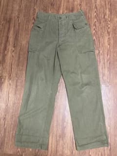 40s M-43 HBT パンツ　尿素ボタンのサムネイル