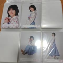 櫻坂46 藤吉夏鈴 2nd tour2022 青衣装 生写真 4種コンプのサムネイル