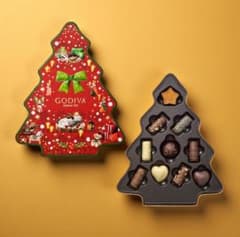 GODIVA　ゴディバ　 ブッシュ ド ノエル ツリー セレクション　10粒入のサムネイル
