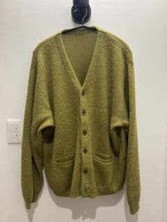 Kinema モヘア混カーディガン Khaki Lサイズ - メルカリ