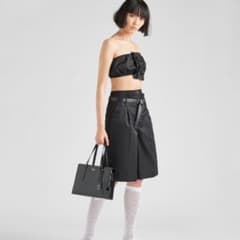 PRADA プラダ♡Nylon バミューダパンツ トライアングルプレート 38