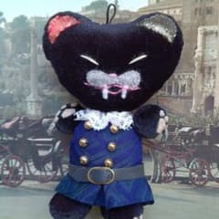 m*n님 핸드메이드 봉제인형*은 아와 고양이 [이케테루 왕자님 냥]