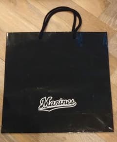 Marines 黒 ショッピングバッグ 2枚セットのサムネイル