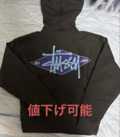 Stussy ジップパーカー ブラック　Mサイズのサムネイル