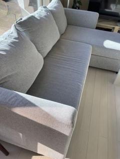 ココナッツ様専用】ニトリ ノアーク 布張り収納付きカウチソファ
