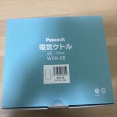 Peacock 電気ケトル WGK-08 0.8L ブラックのサムネイル