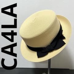 【新品】CA4LA　BRAID BOATERHAT　カシラ　カンカン帽 CA4LA / カシラ》カンカン帽 Boater Hat - メルカリ