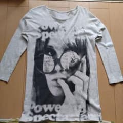 グレー Vネック 長袖Tシャツのサムネイル