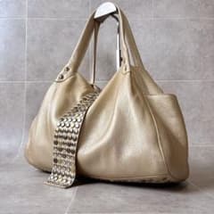 archive 00s Y2K Studs Gold Tote Bag - メルカリ