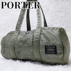 【美品】PORTER タンカー　ダッフル　ミニボストン　セージグリーン 希少廃番品】PORTER ポーター タンカー ミニボストン S セージグリーン
