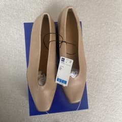 ローヒールパンプス　GU ベージュ ソフトローヒールパンプスLサイズのサムネイル