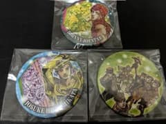 ジョジョの奇妙な冒険 HEROES缶バッジ　荒木飛呂彦　原画展　3点セットのサムネイル