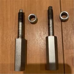 ジムニーjb23 フロントショック延長ブランケットカラー付きのサムネイル