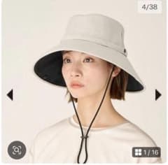 サンバリア100 ウィンドハット アイボリー Lサイズ - メルカリ