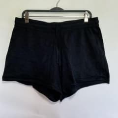 ギャップ ショートパンツ 裾広 無地 L 黒 綿 リラックスのサムネイル