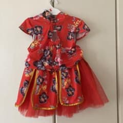 ④kidsMAMA様専用チャイナドレス　140のサムネイル