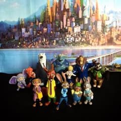 嬉しいおまけ付き】大人気フィギュア❣️ズートピア 12キャラセット