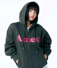 韓国 amesworldwideアメス パーカー ダークグレー キオプのサムネイル
