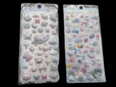 ぷっくりシール 3Dシール2枚セットシール交換 シール帳 かわいいのサムネイル