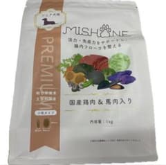 ミシュワン シニア犬用 国産鶏肉&馬肉入り ドッグフード 1kg 小粒2個セットのサムネイル