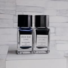 色彩雫 深海 冬将軍 15ml 2本セット PILOT パイロット 万年筆インク