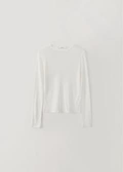 【OHOTORO】 Silhouette Sheer T-Shirt アイボリーのサムネイル