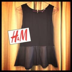 《H&M 新品 トップス 黒》のサムネイル