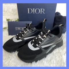 美品☆ DIOR B22 ディオール 43 スニーカー 28センチ ブラック - メルカリ