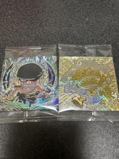 ワンピースウエハース　ニカ　ゾロ　キッドのサムネイル