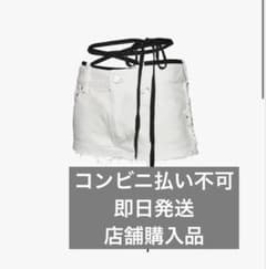 THEREDTHREAD corded script skirt mini S - メルカリ