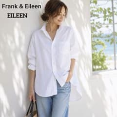 フランク&アイリーン EILEEN 白 L相当 オックスフォード 極美品 - メルカリ