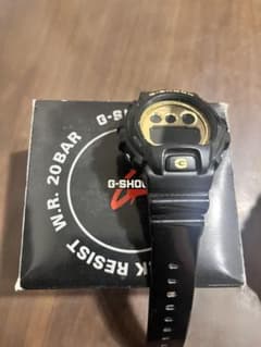 CASIO G-SHOCK DW-6900CB-1DS 黒金 箱・缶付 電池切れのサムネイル