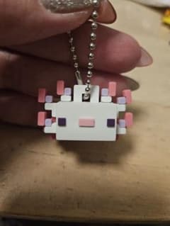 マインクラフト ウーパールーパー キーホルダーのサムネイル